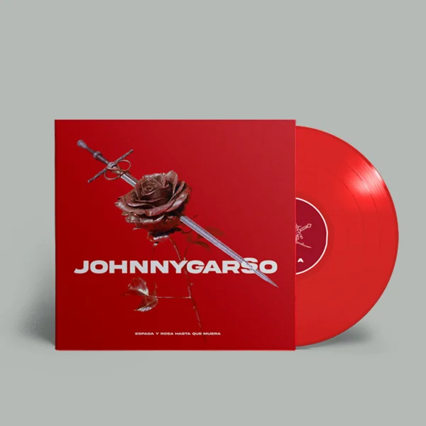 Vinilo "Espada y rosa hasta que muera" de Johnny Garso